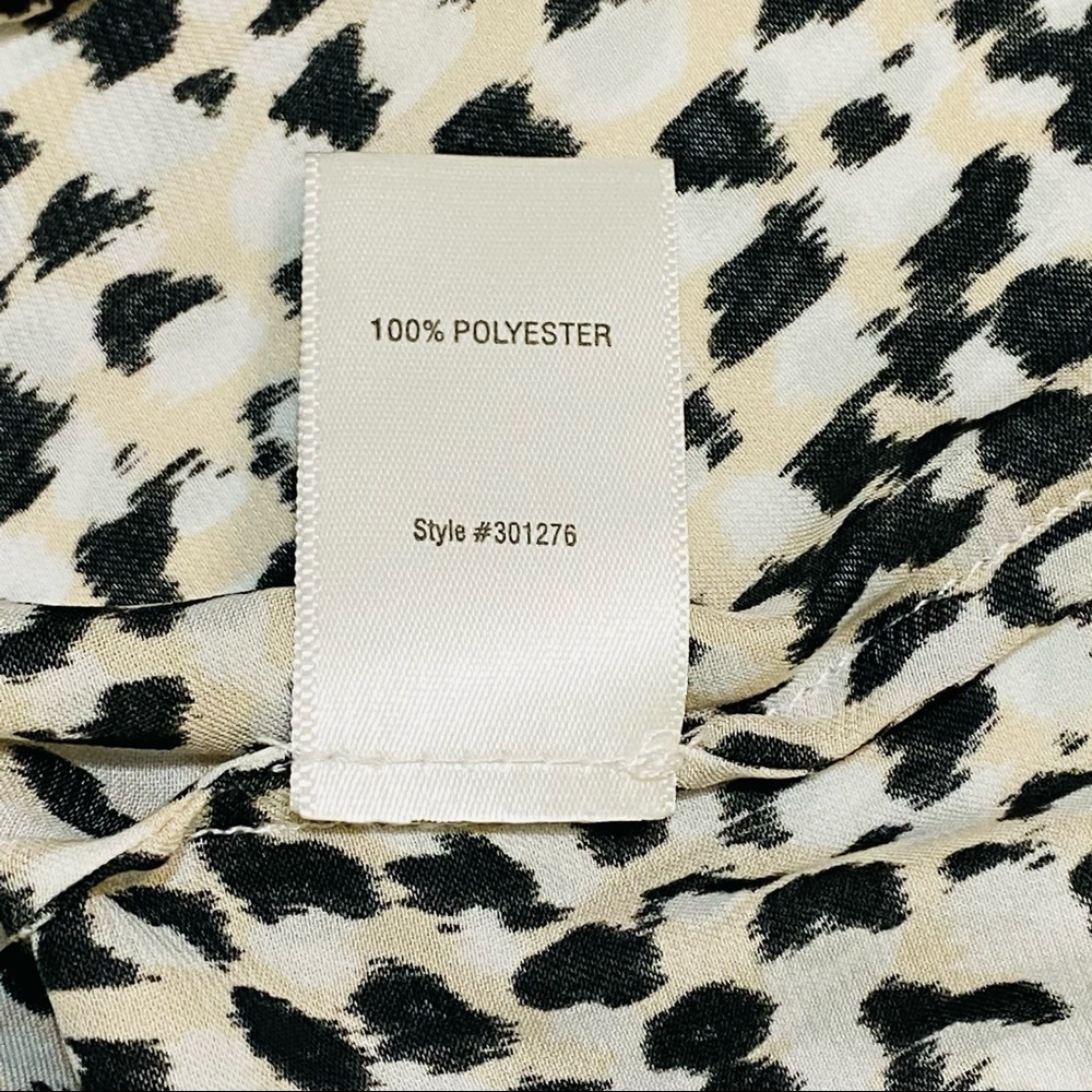 WITCHERY Womens Size 6 Ladies Animal Print Gathered Top Size 6 - Picture 10 of 16